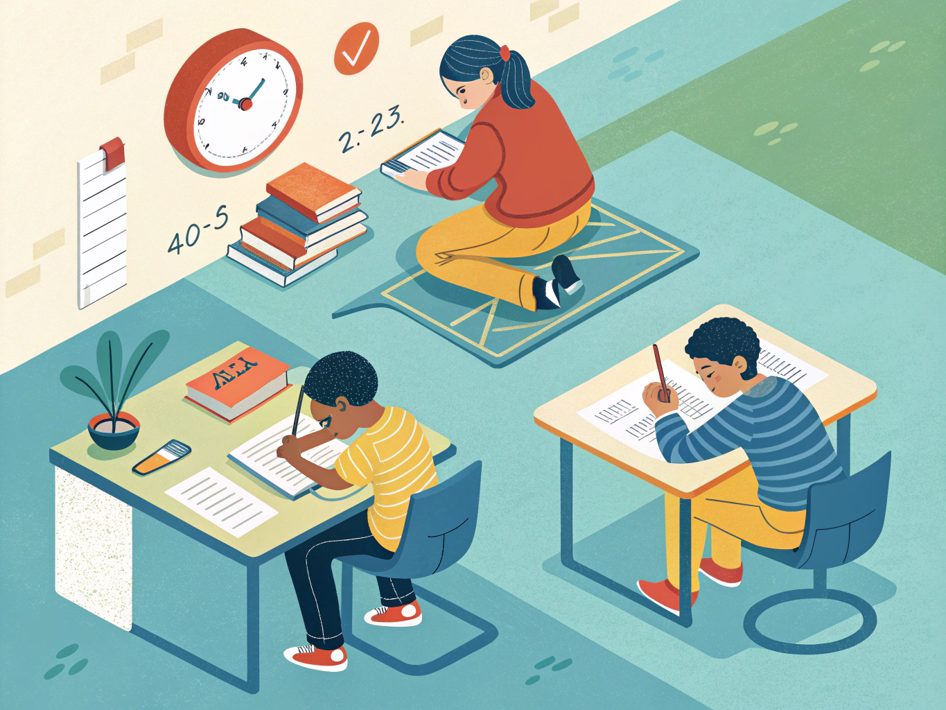 Olika studieteknikmetoder visualiserade