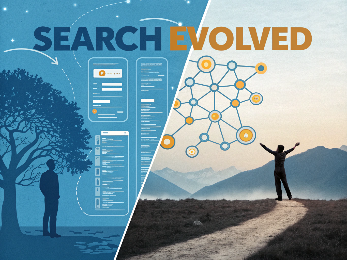 Visual representation of dual SEO and AI optimization landscape in 2026
