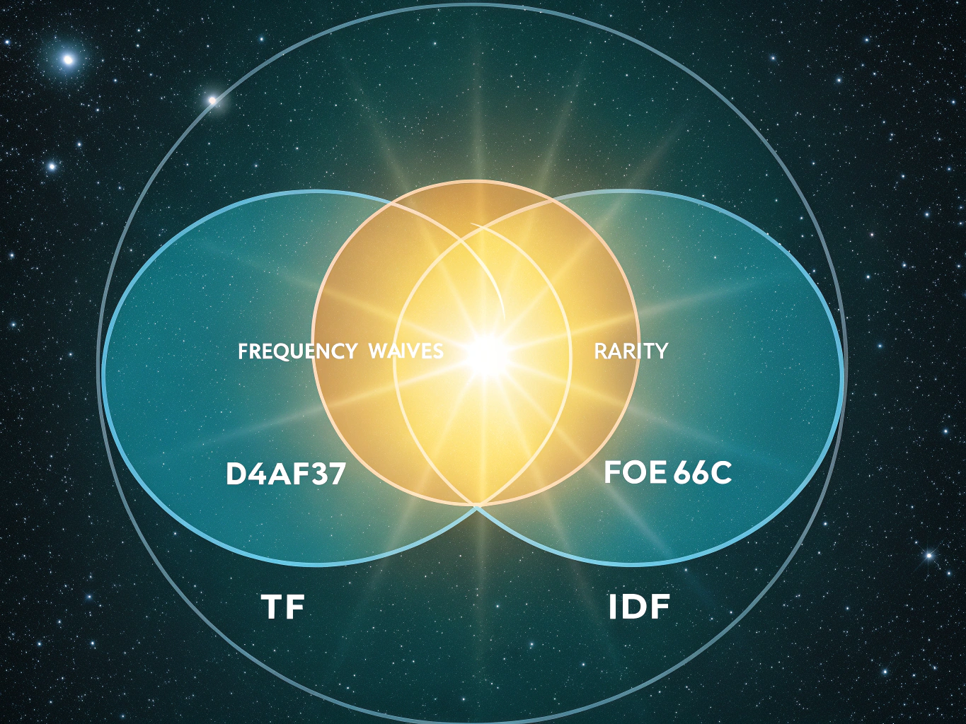 Term frequency and inverse document frequency combining into TF-IDF score