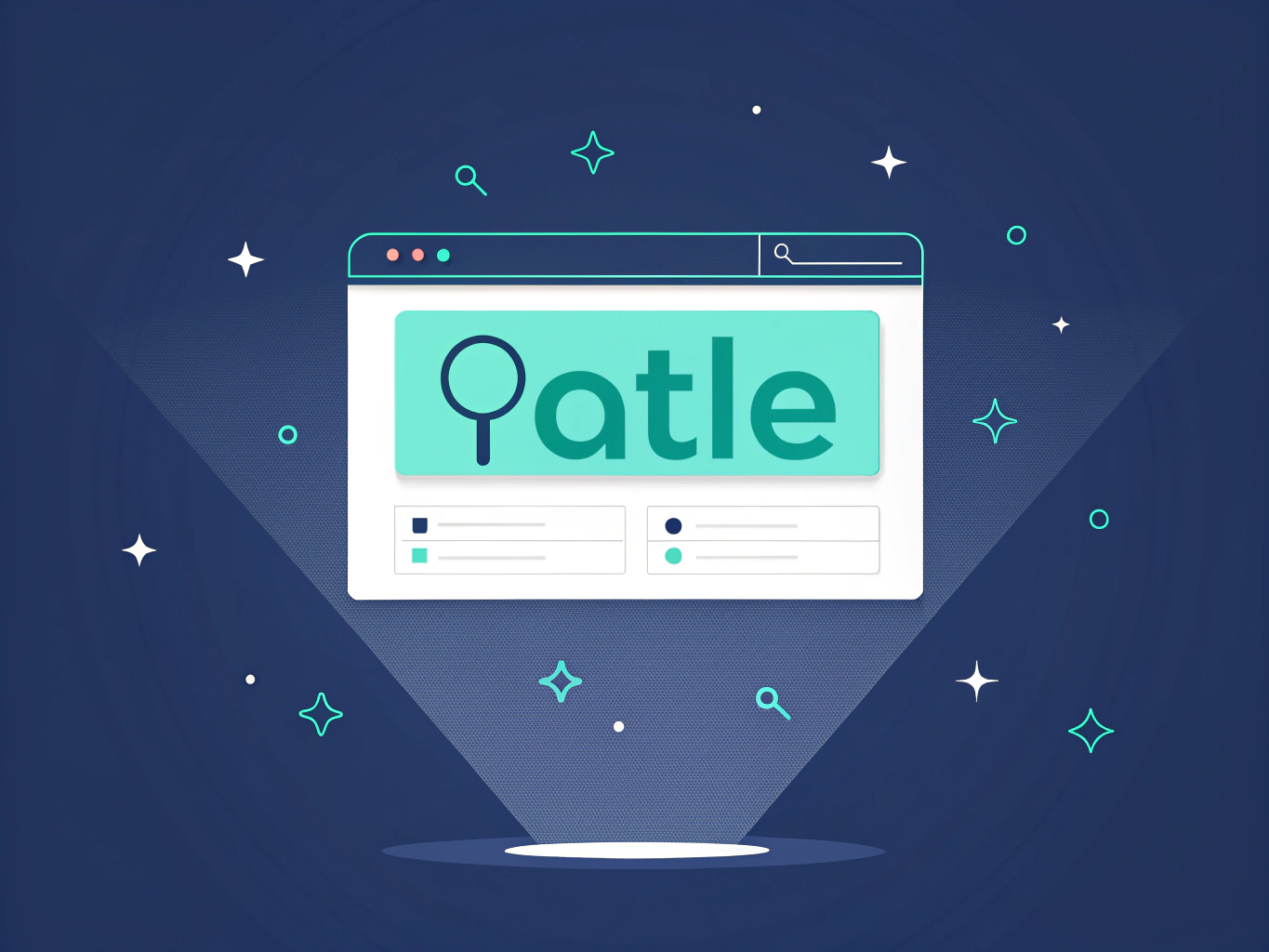 Title tag highlighted in search results showing SEO importance