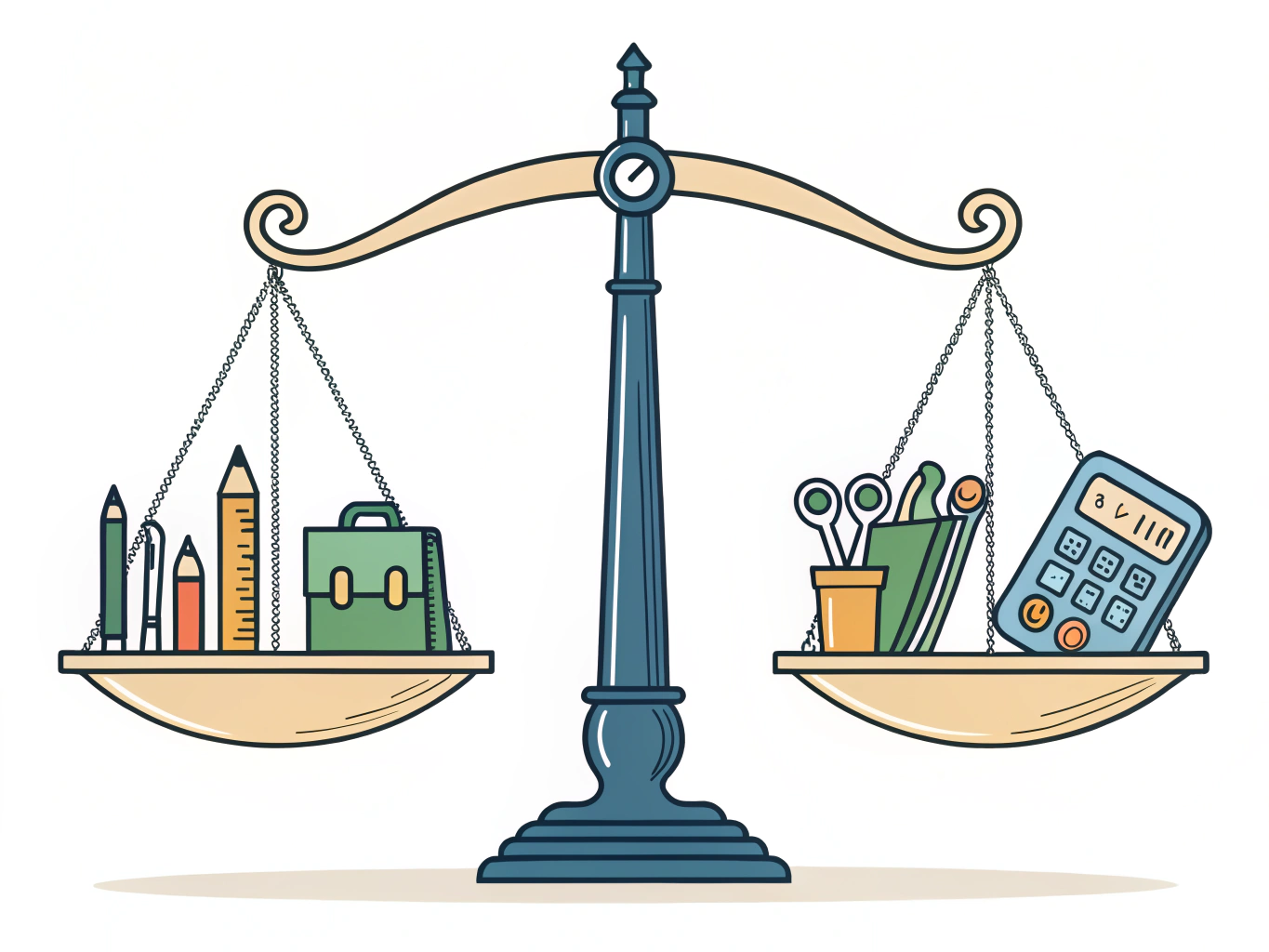Balance scale comparing free versus paid backlink analysis tools
