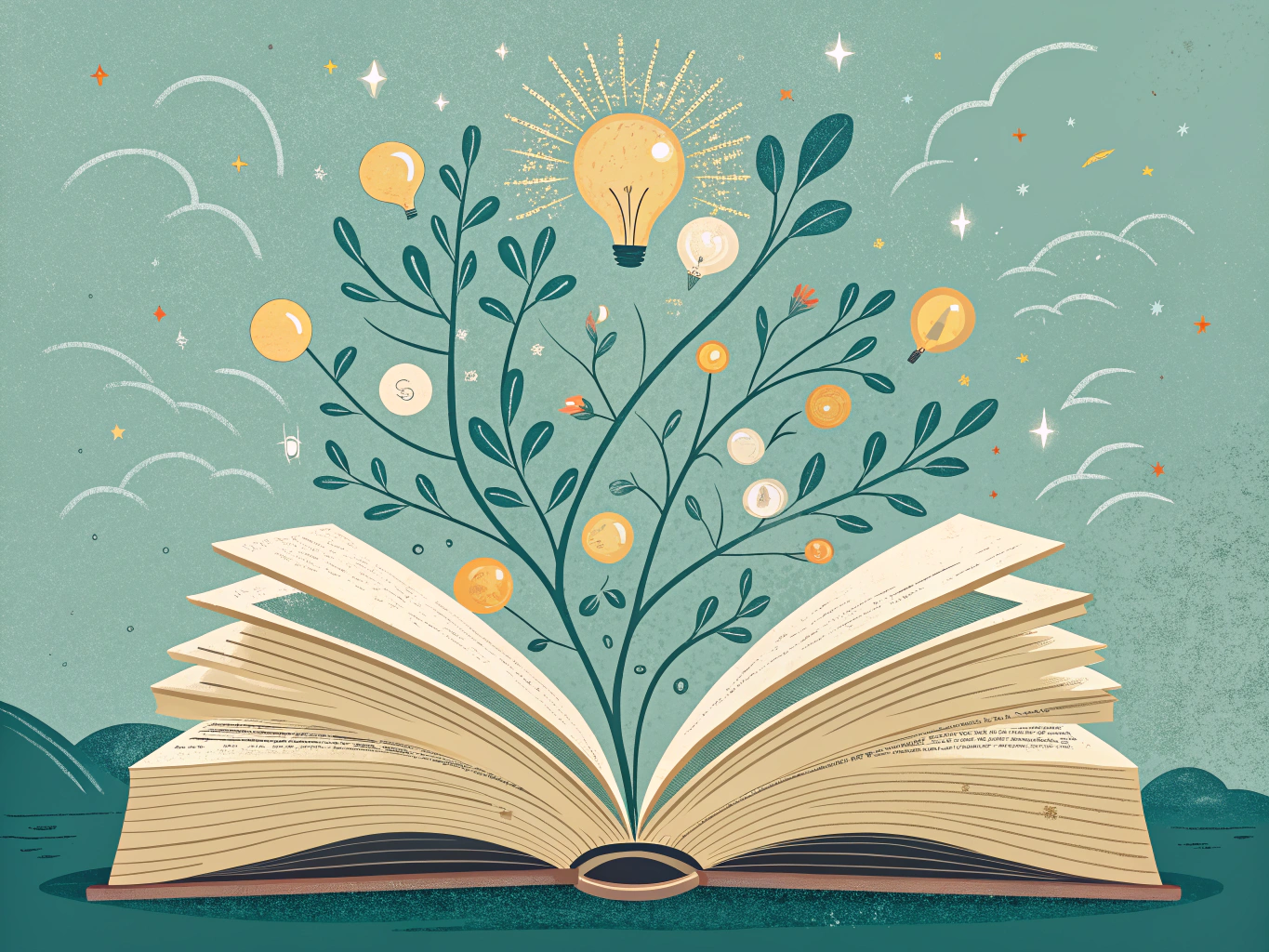 Illustration av läsningens kraft för ordförståelse och ordförråd