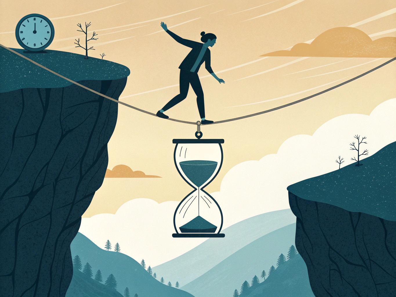 Illustration av tidshantering och strategisk prioritering på högskoleprovet