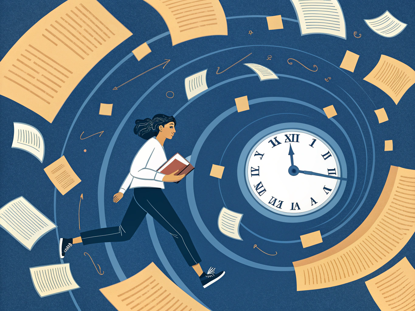 Studier med gamla högskoleprov och tidsmanagement