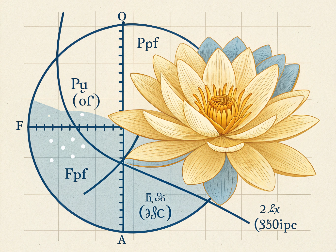 Pq formeln visualiserad som steg för steg process