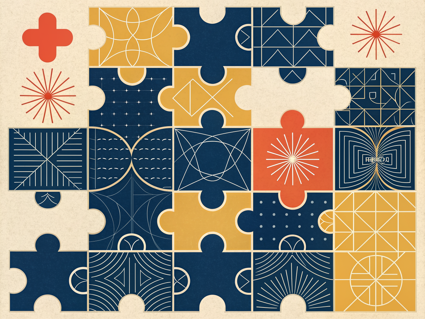 Mönsterigenkänning och logiska uppgifter i IQ-test visualiserade