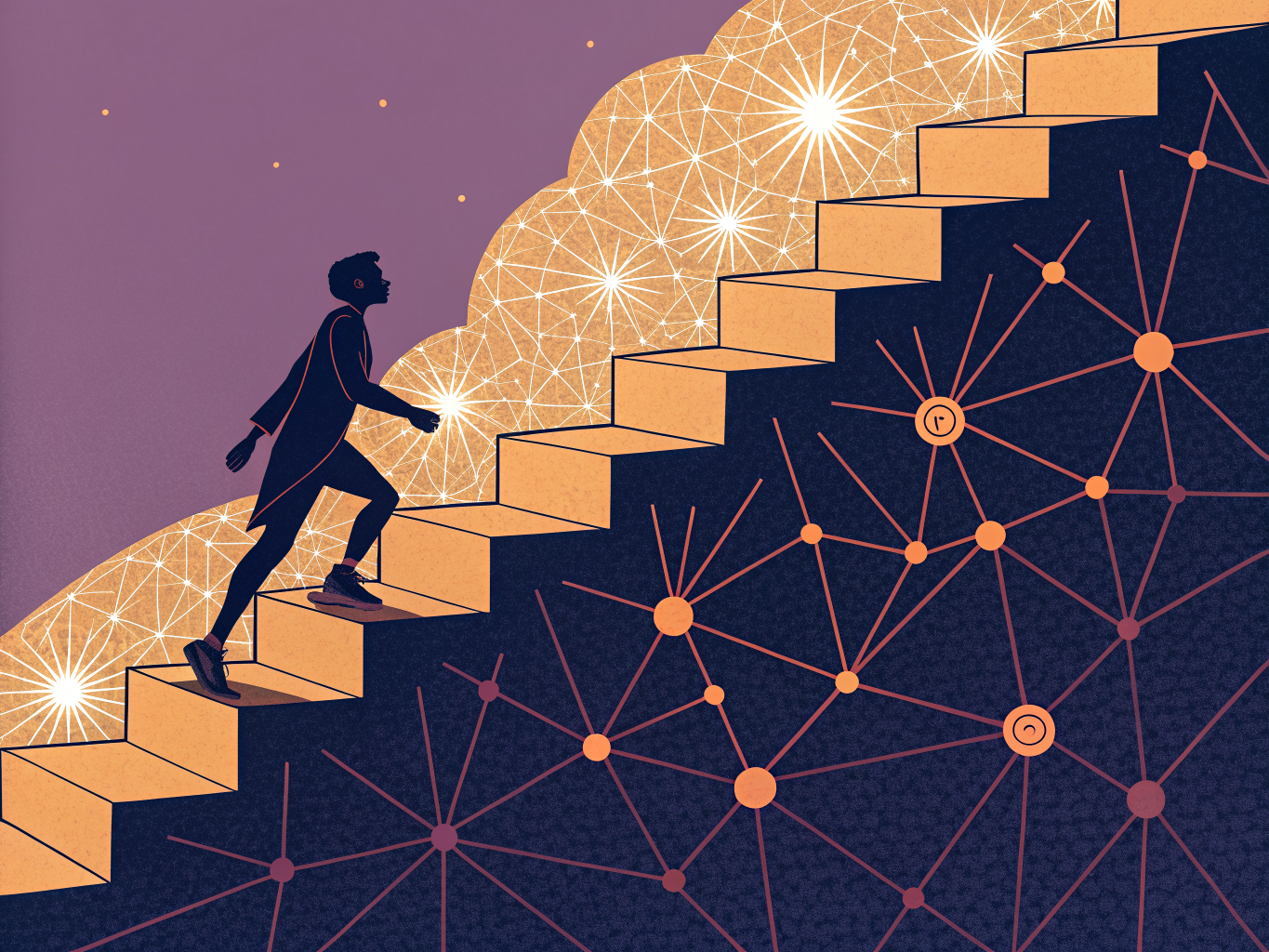 Träning av arbetsminne och IQ-förbättring visualiserad som en stegvis utveckling