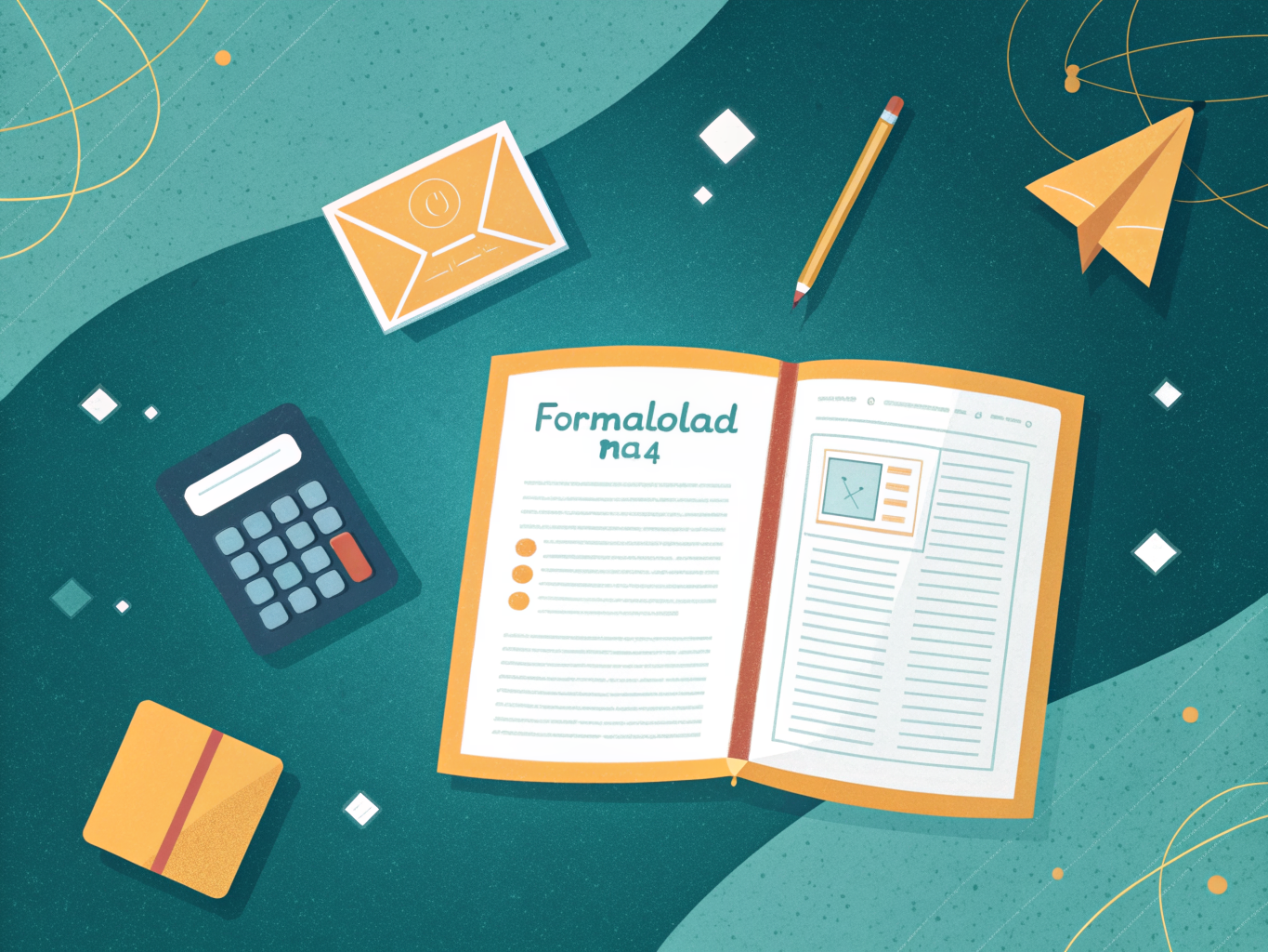 Formelblad ma4 på ett studierum med matematiska verktyg