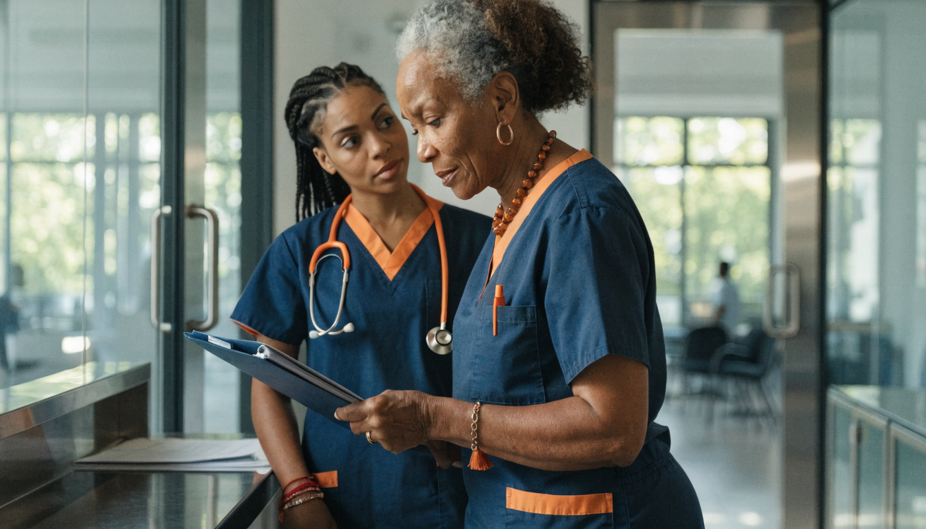 Erfaren sjuksköterska i ledarroll inom vården