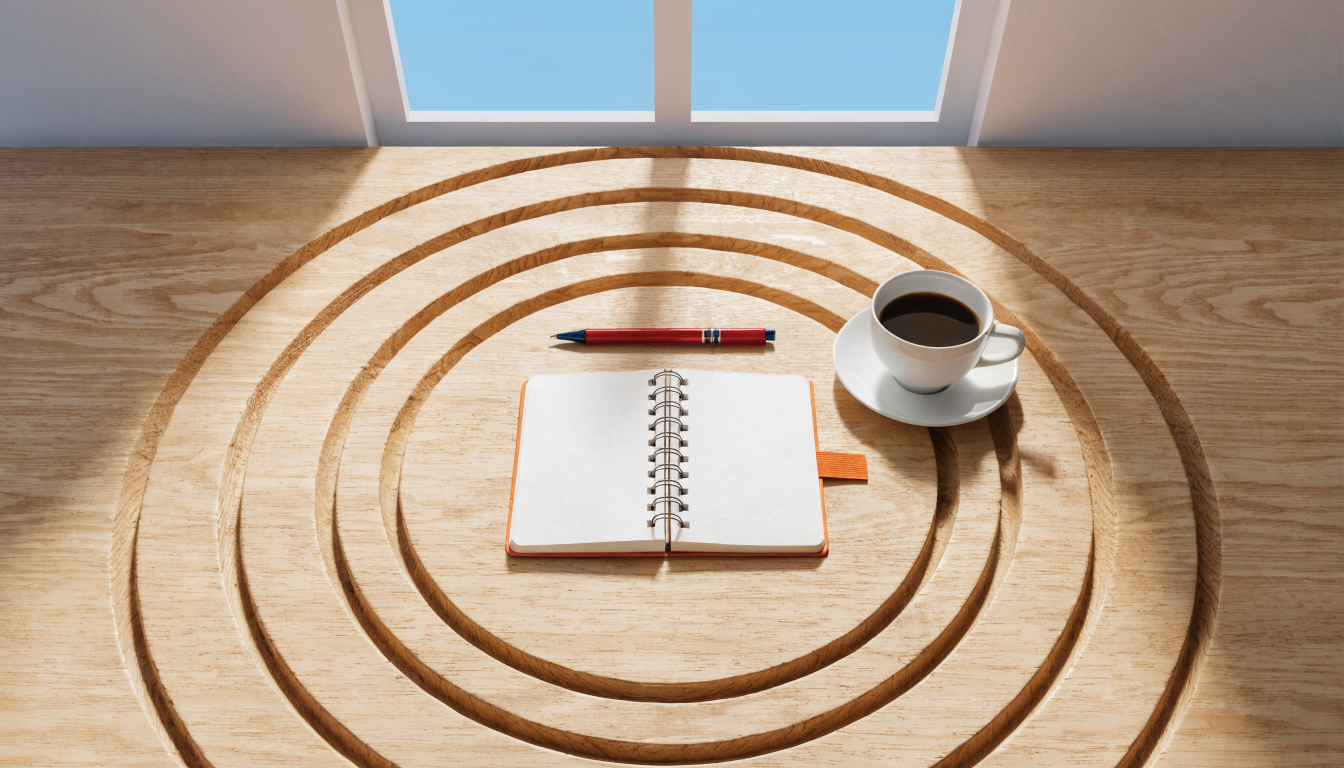 En väl organiserad studieomgivning utan distraktioner för fokuserad inlärning