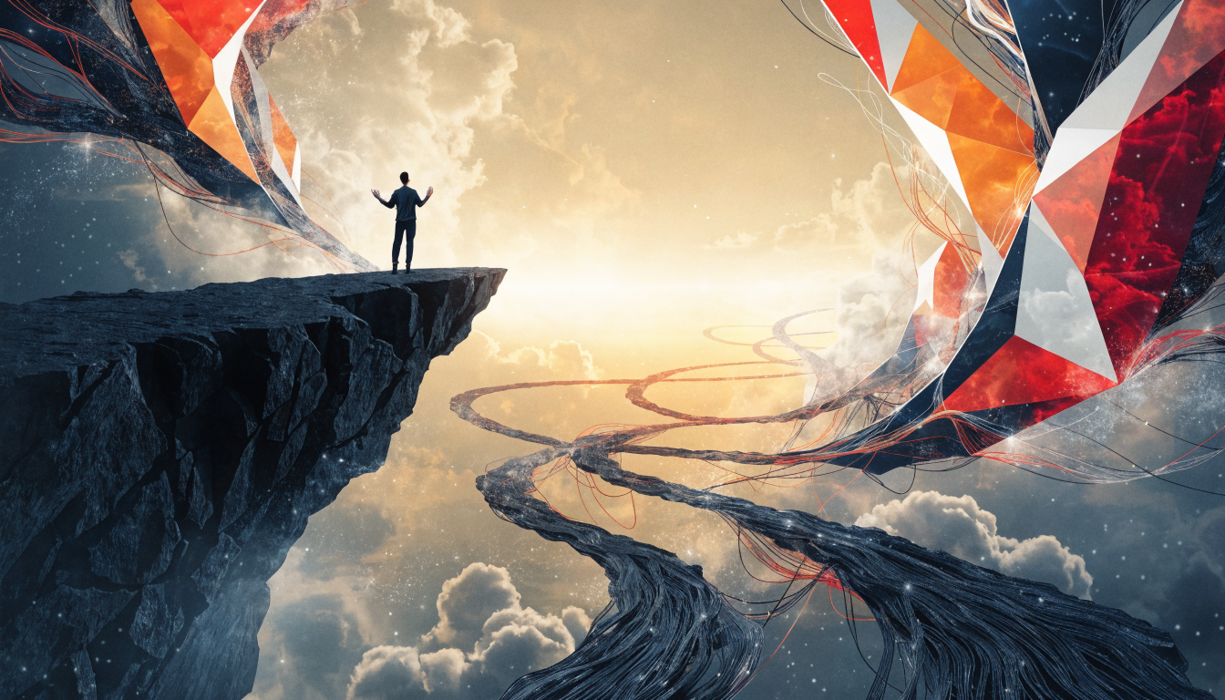 Nybörjare står vid början av sin framtid, redo att ta sitt första steg mot framgång