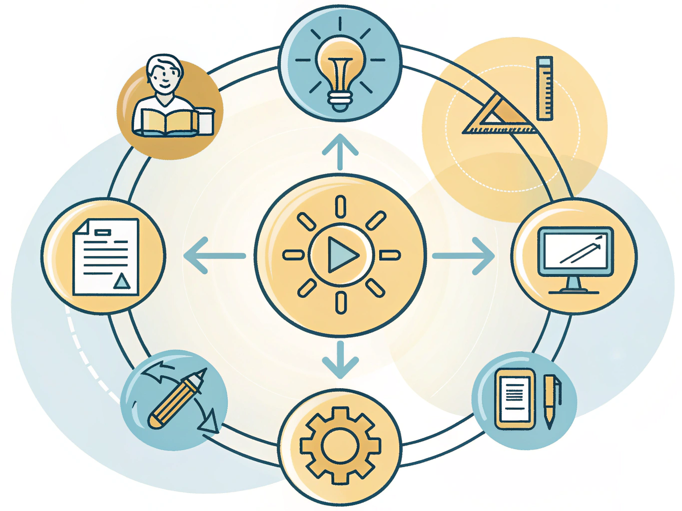 Free AI content creation workflow combining multiple tools