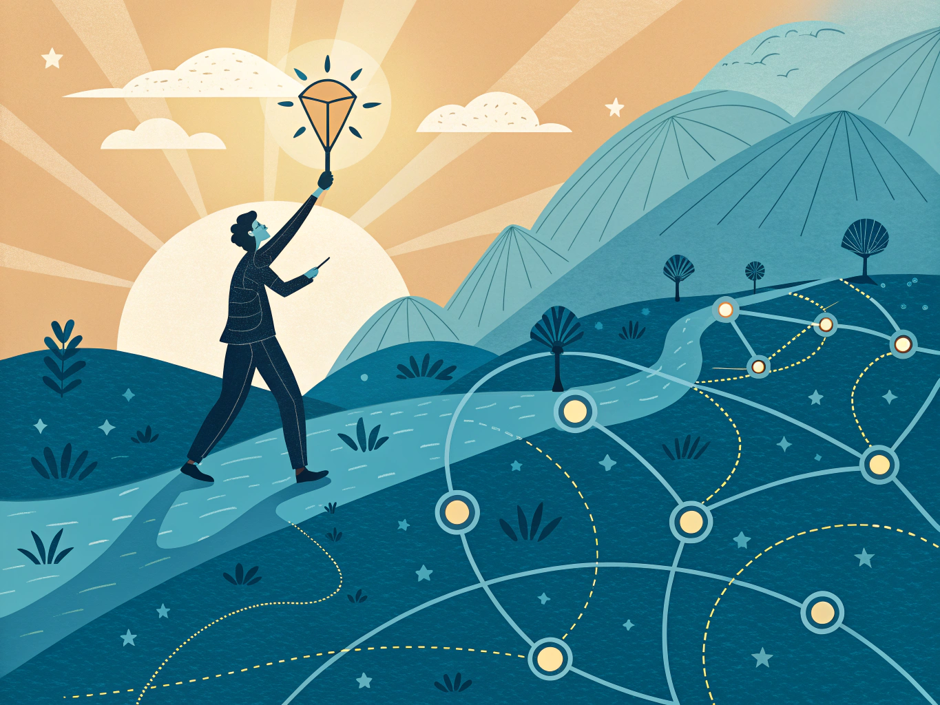 SEO optimization with AI tools showing data-driven content strategy