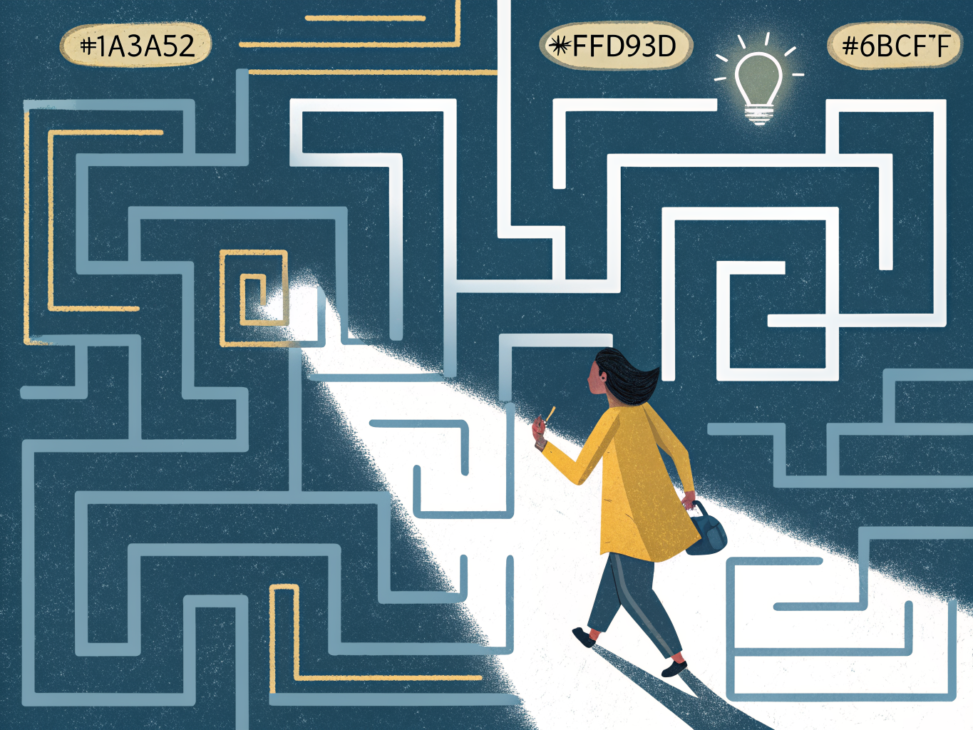 Common mistakes in AI content analysis visualization showing right and wrong paths