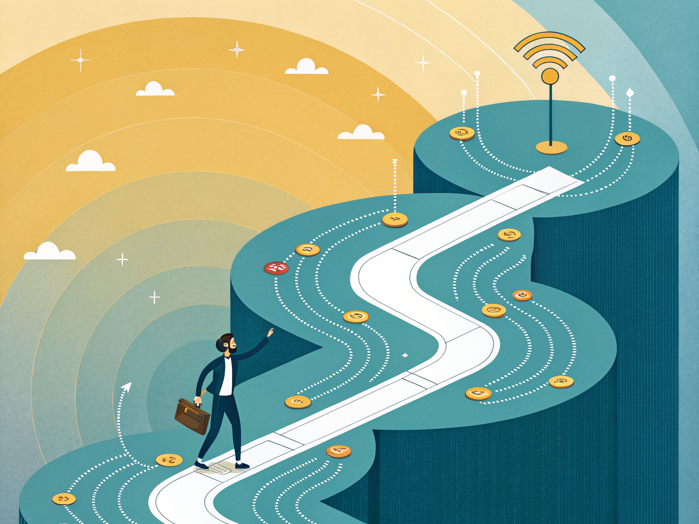 Stages of successful AI content optimization platform implementation and ROI measurement