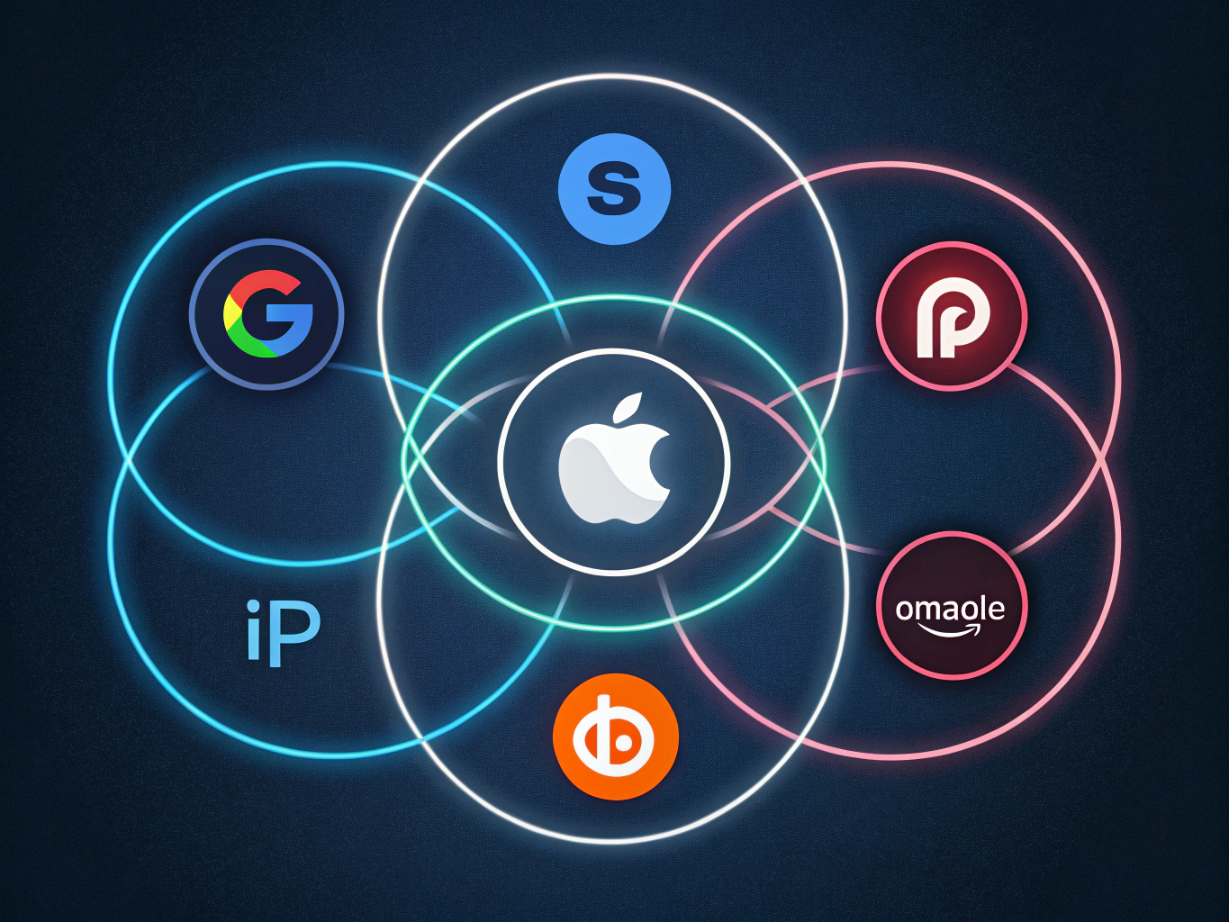 Illustration showing how search is fragmenting across multiple AI platforms and discovery channels