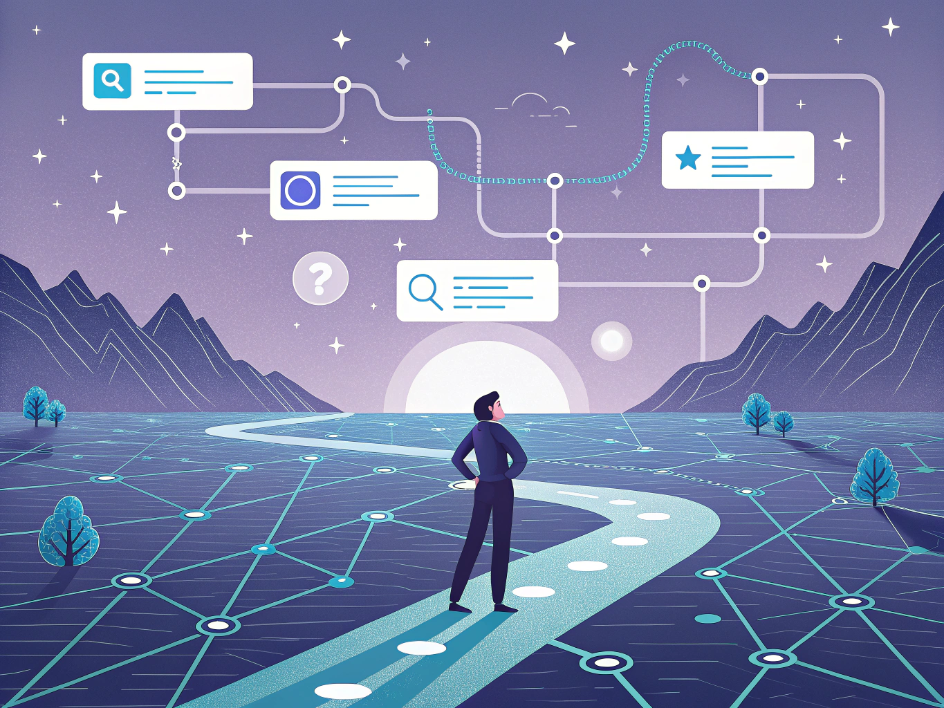 Vision of the future of search showing AI-driven discovery becoming dominant in 2026 and beyond