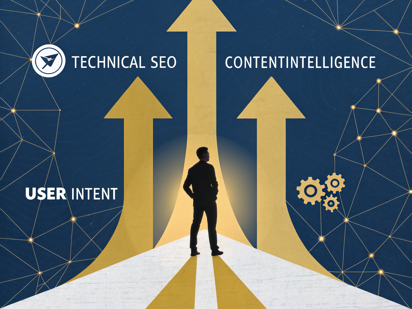 Cognitive SEO analysis combining technical SEO, content intelligence, and user intent