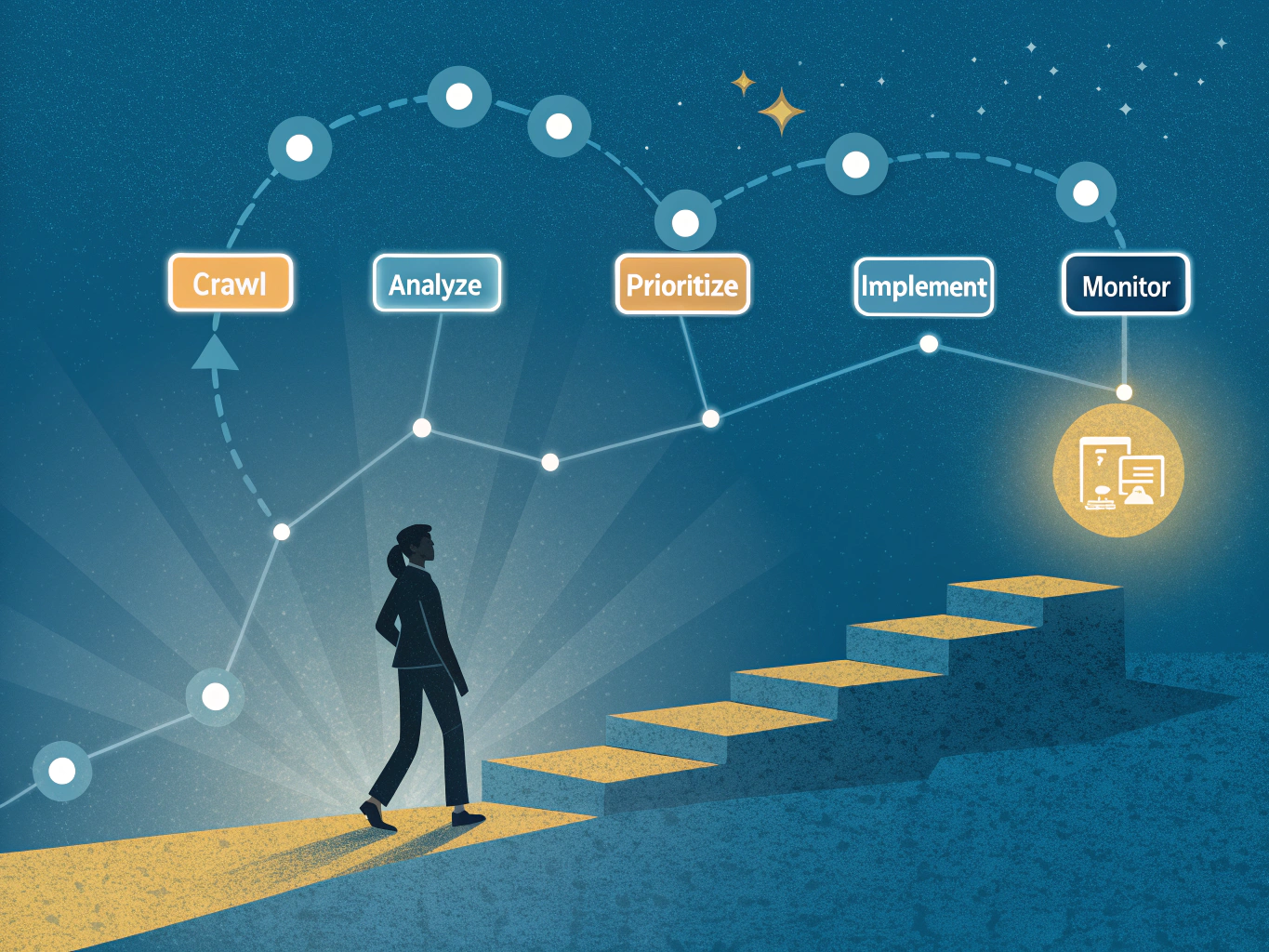 AI site audit implementation journey and continuous improvement path