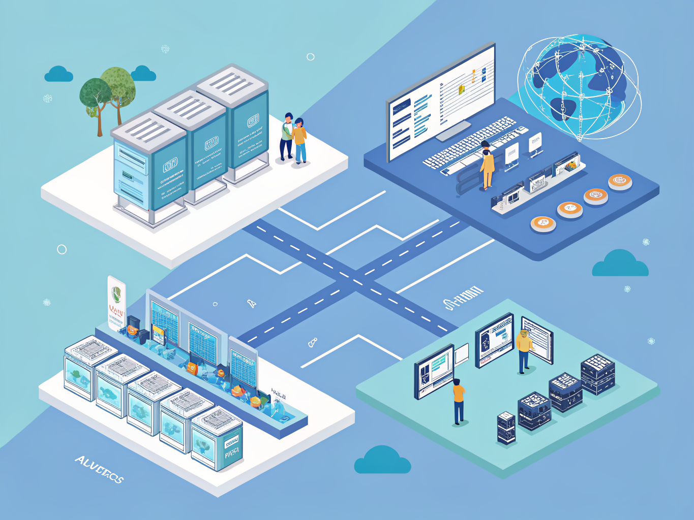 Dual optimization landscape showing traditional SEO and AI search working in parallel