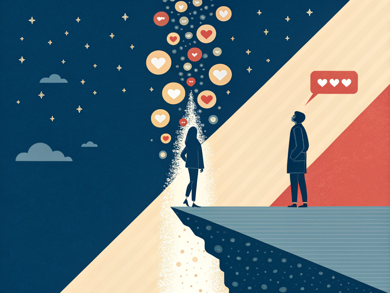LinkedIn messaging strategy showing personalization breaking through generic outreach noise