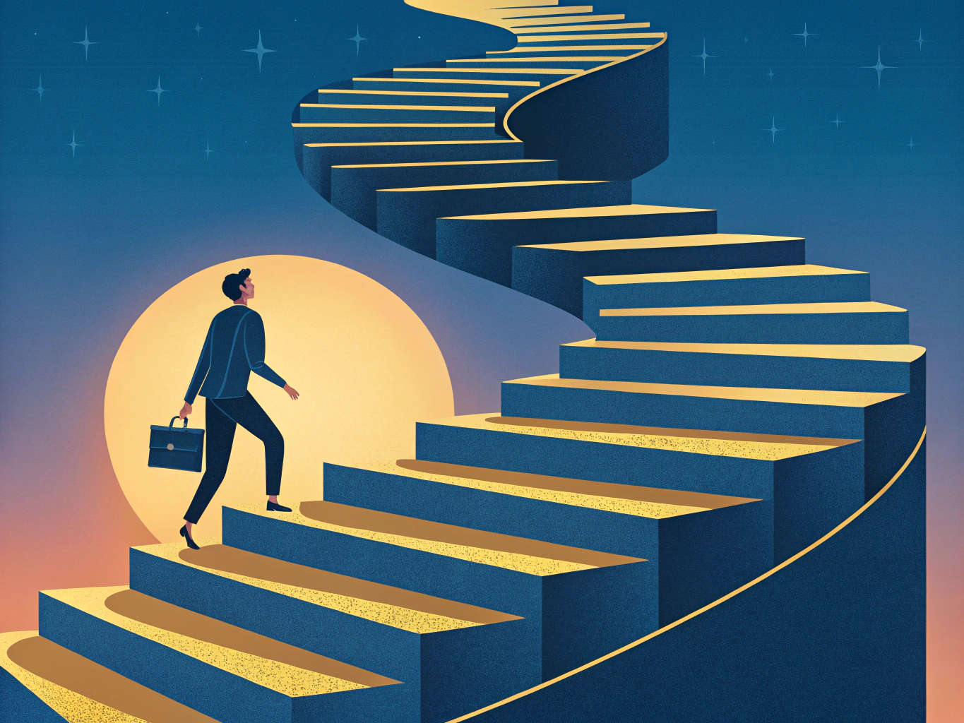 LinkedIn influencer marketing strategy visual showing professional growth and thought leadership