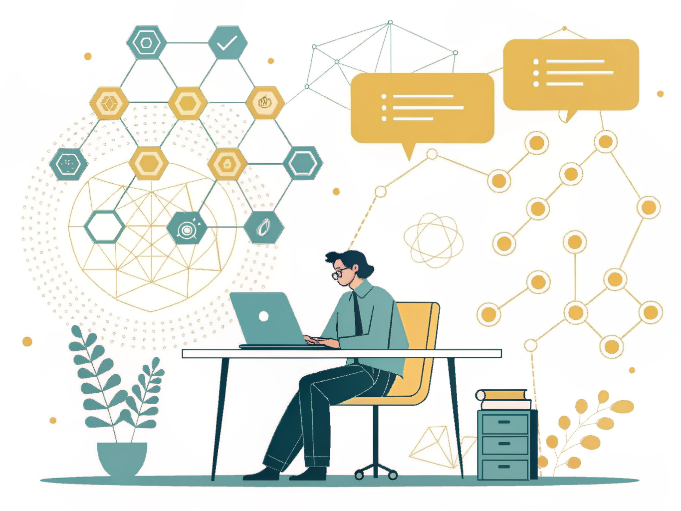 LinkedIn automated messaging concept showing efficient outreach and connection management