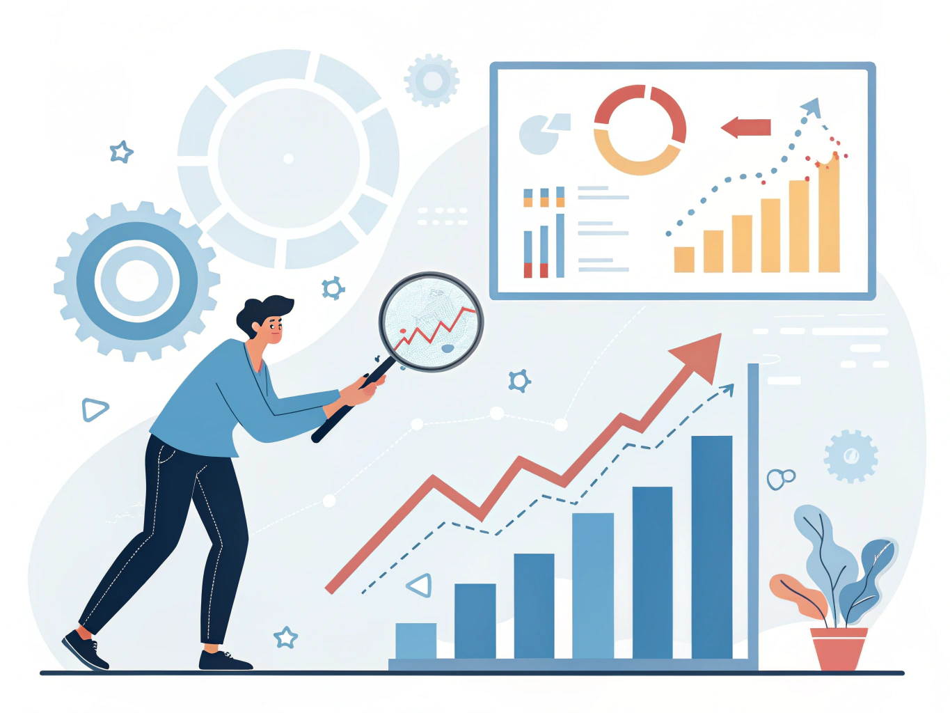 LinkedIn campaign analytics and performance metrics dashboard visualization