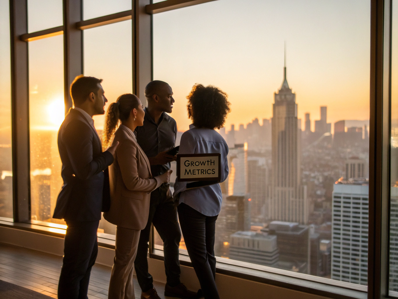 Successful B2B team leveraging LinkedIn influencer marketing for business growth