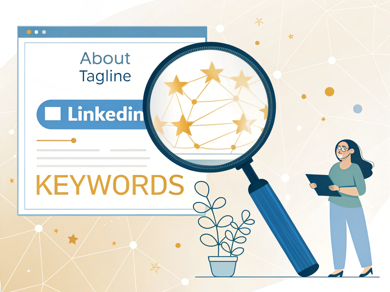 LinkedIn company page optimization and keyword strategy for better search visibility