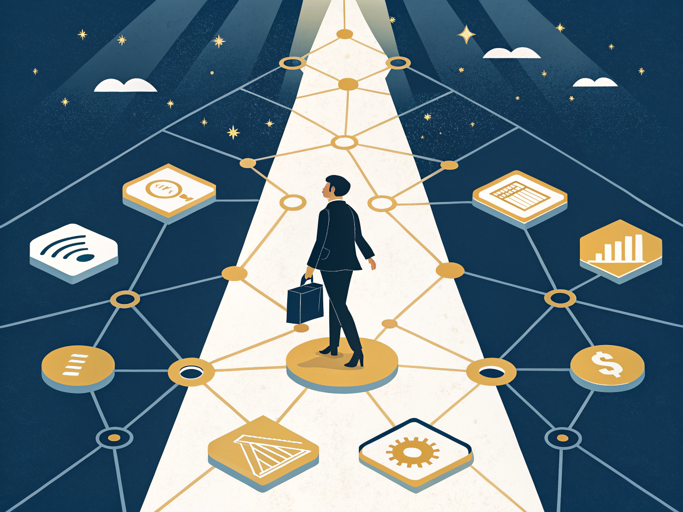 LinkedIn B2B influencer marketing strategy showing professional growth through trusted networks