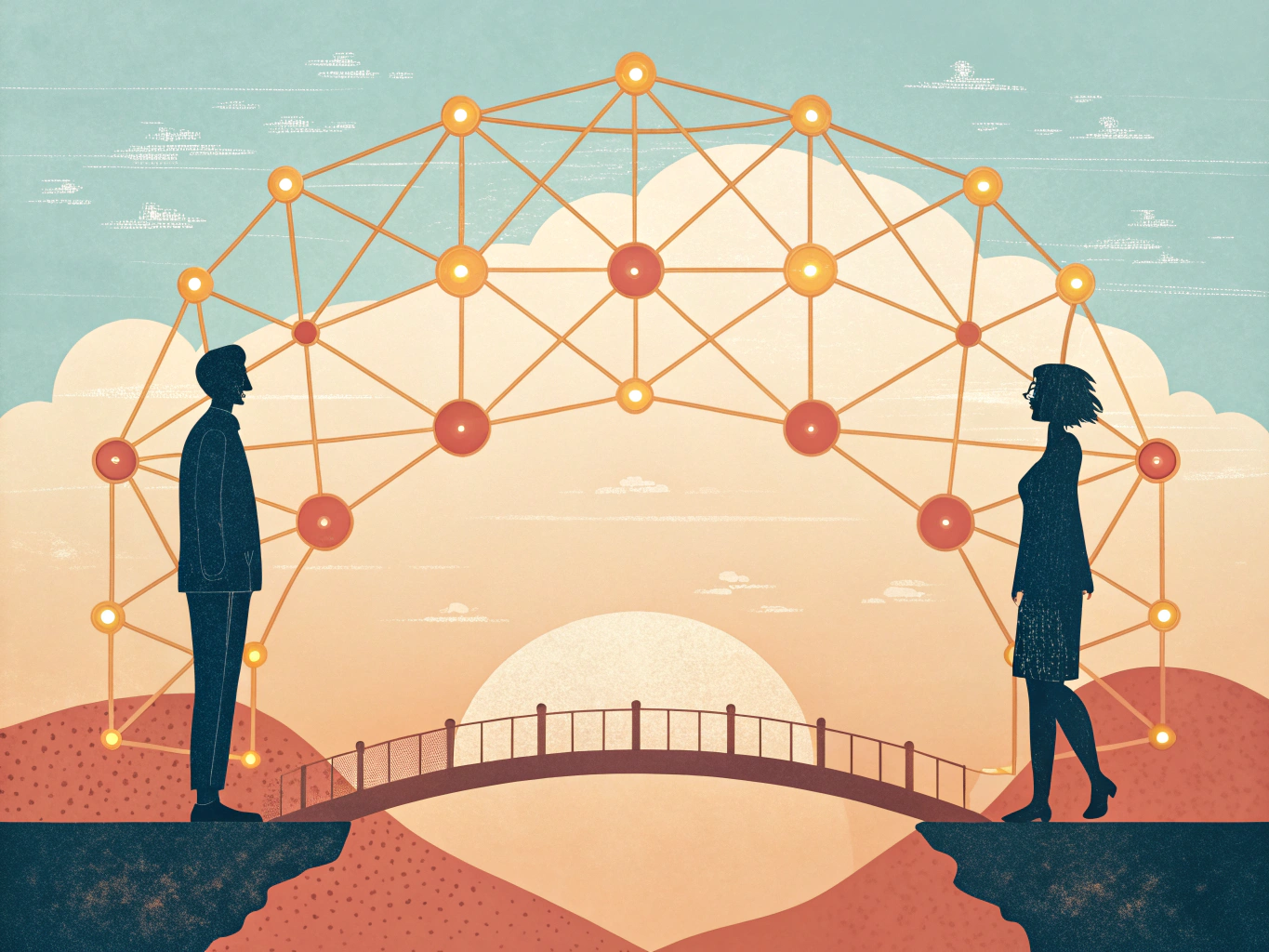 Building trust and rapport through genuine LinkedIn connections