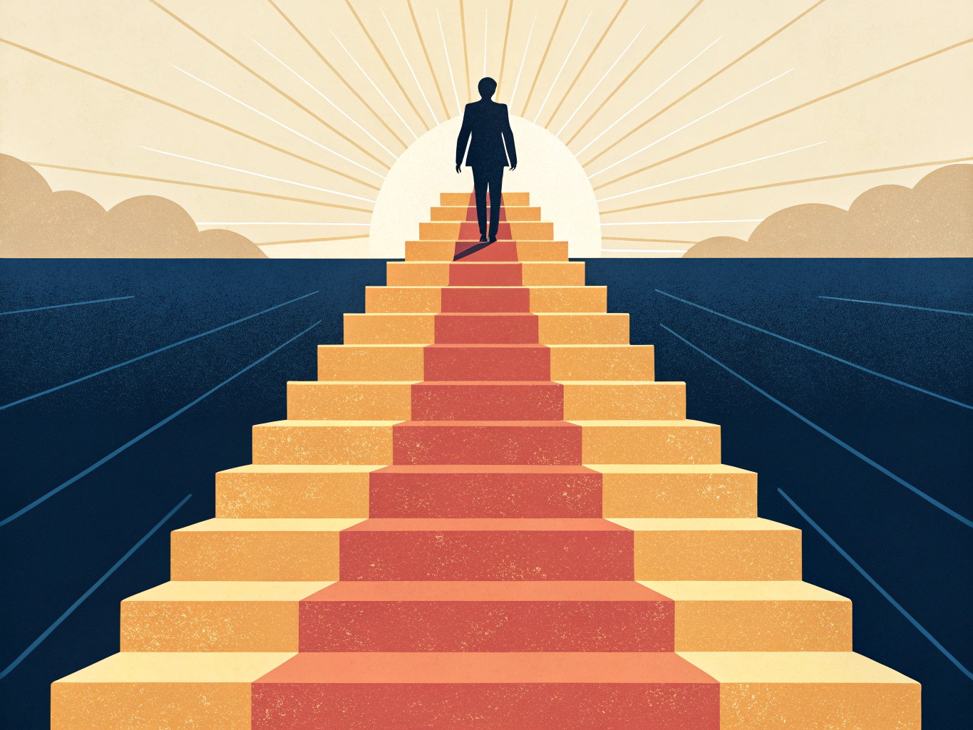 Celebrating prospect's career advancement and growth opportunities