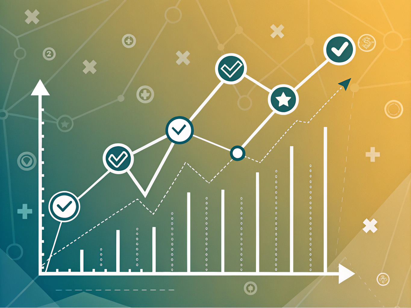 LinkedIn connection metrics and success tracking dashboard visualization