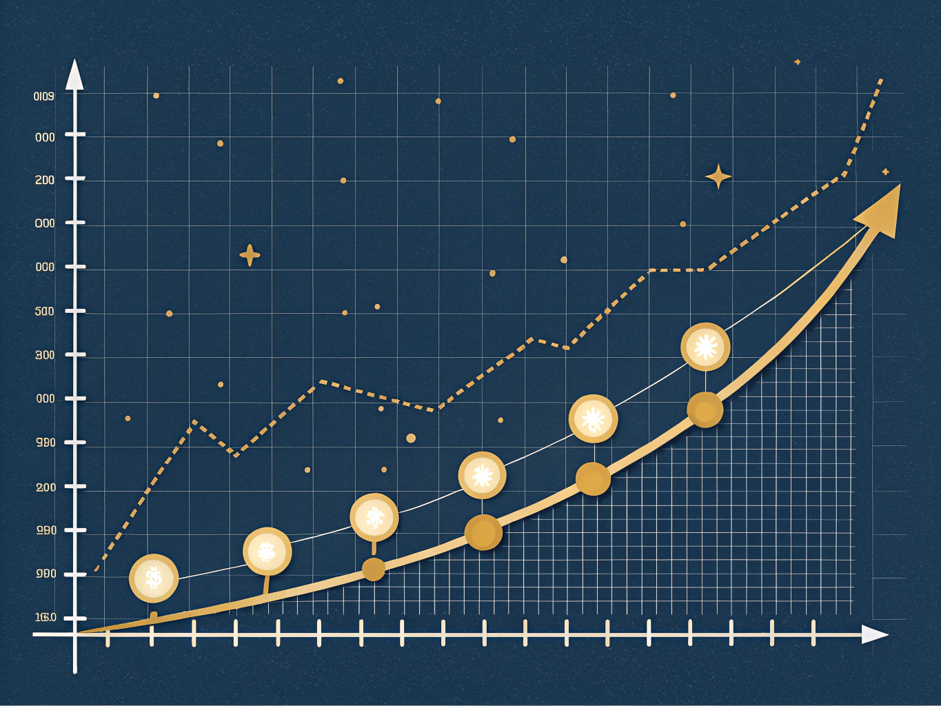 LinkedIn analytics dashboard showing growth metrics and engagement data