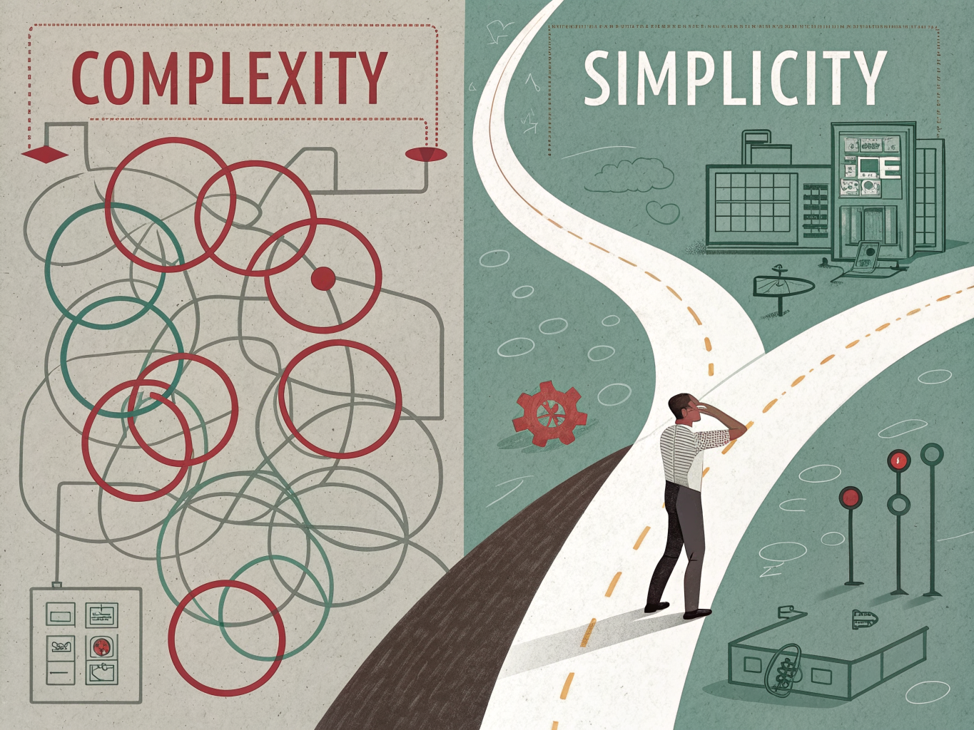 Database infrastructure complexity versus integrated platform simplicity comparison