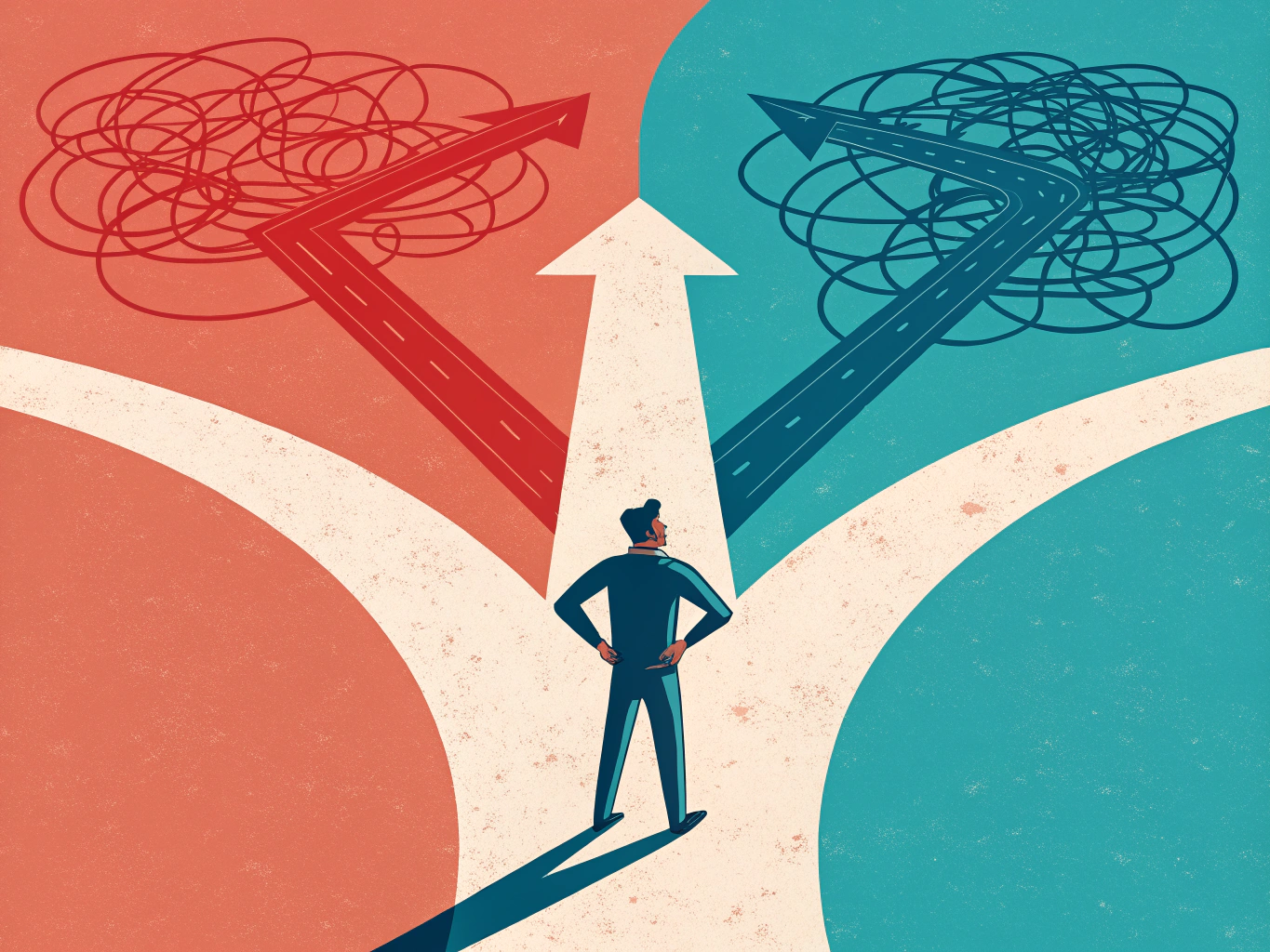 Predictive analytics supply chain showing proactive versus reactive decision-making paths