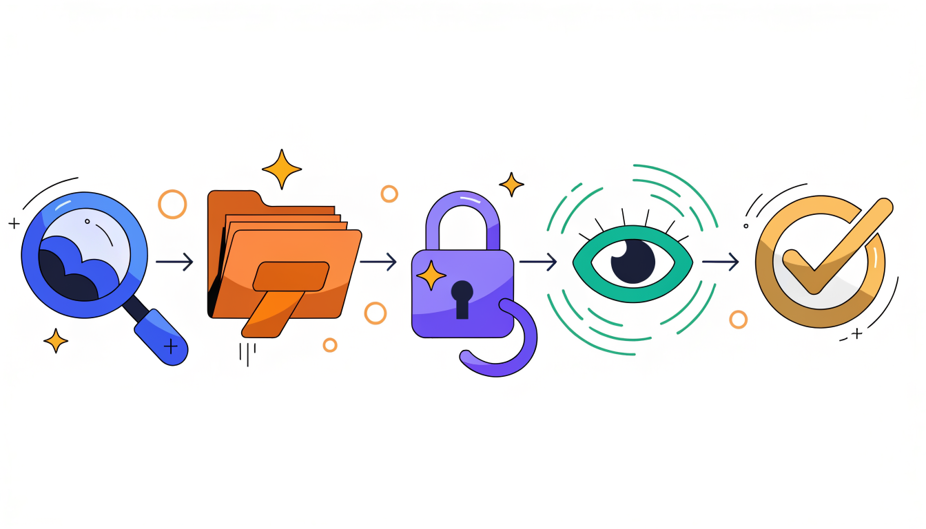 Compliance data management implementation workflow steps