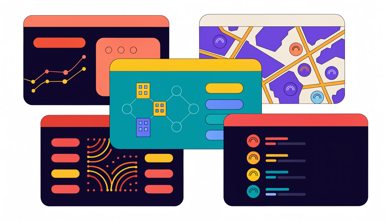 Overview of different citizen service improvement platforms and their interfaces