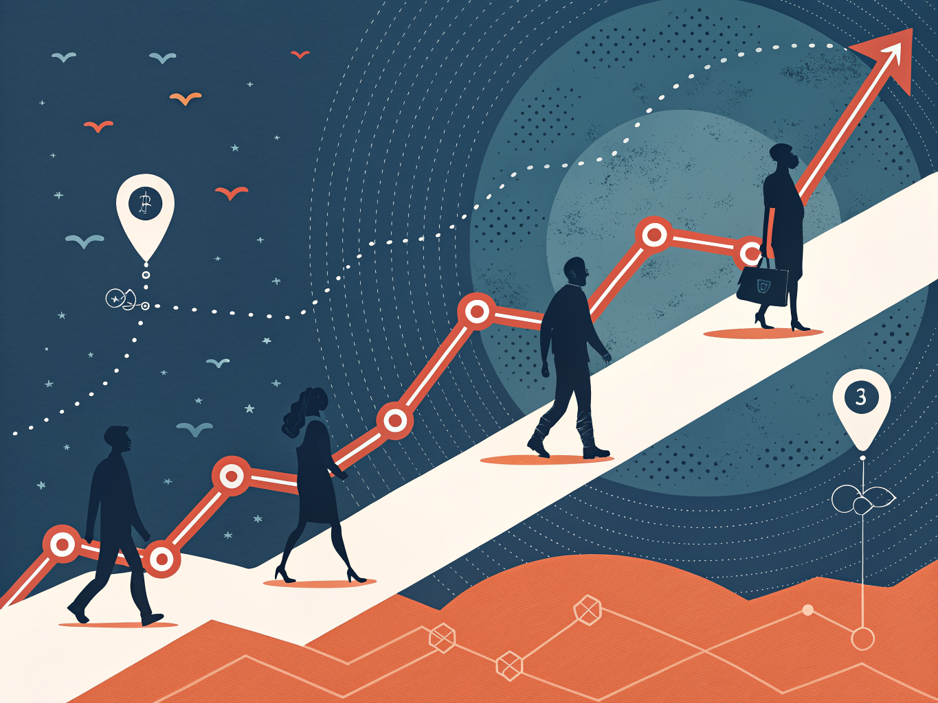 User journey optimization results showing conversion improvement metrics