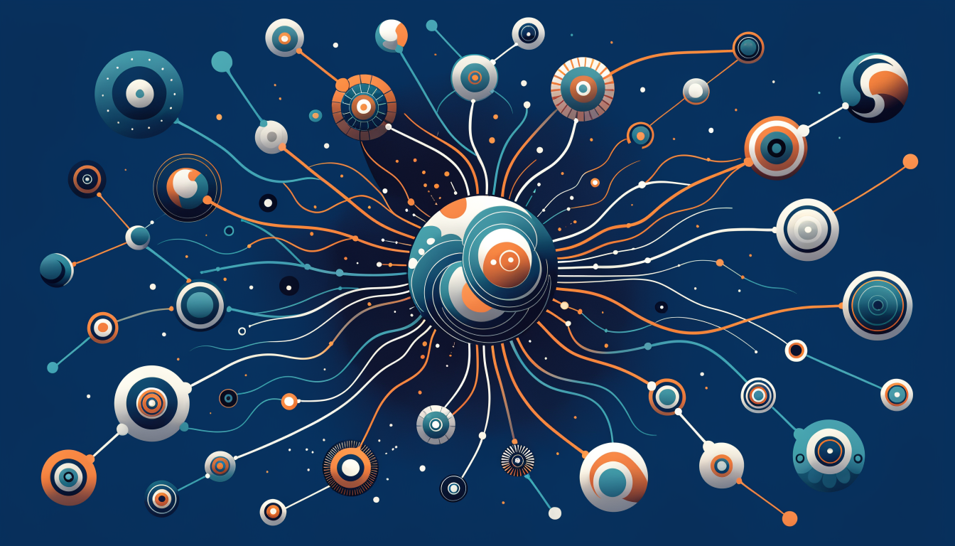 Interconnected customer touchpoints unified through journey mapping analytics