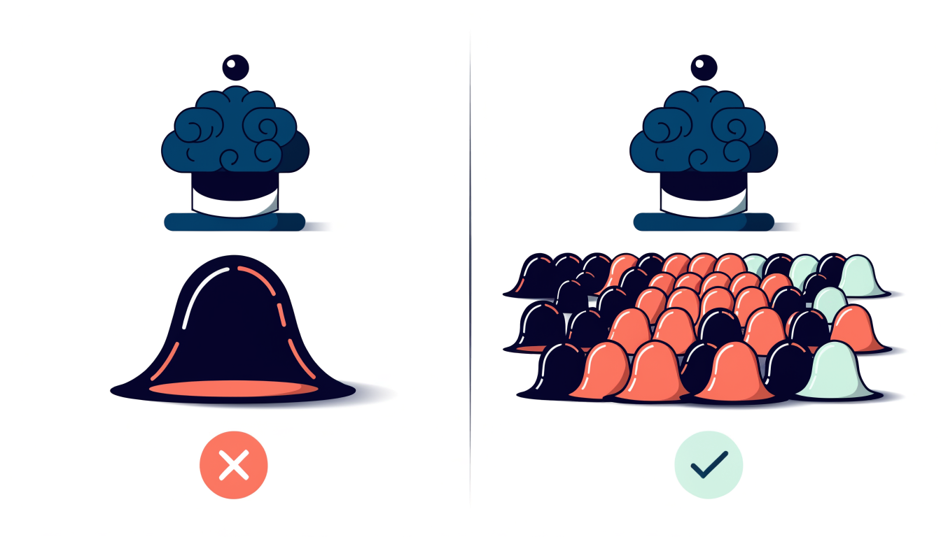 Visual comparison of common misconceptions versus correct interpretations of confidence intervals