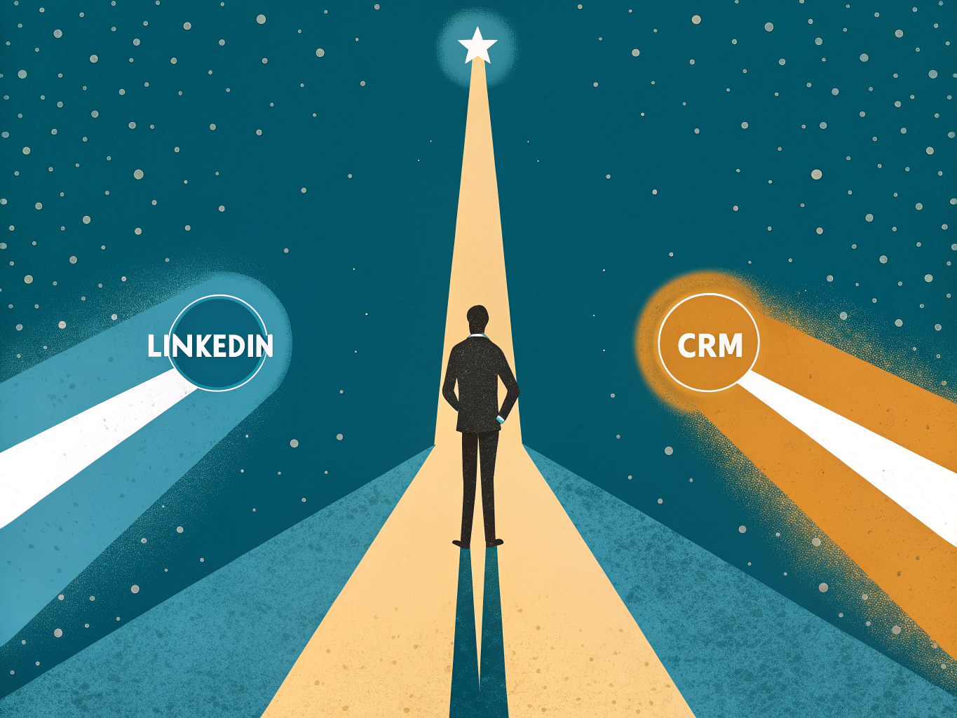 LinkedIn CRM integration connecting two platforms into one unified sales workflow