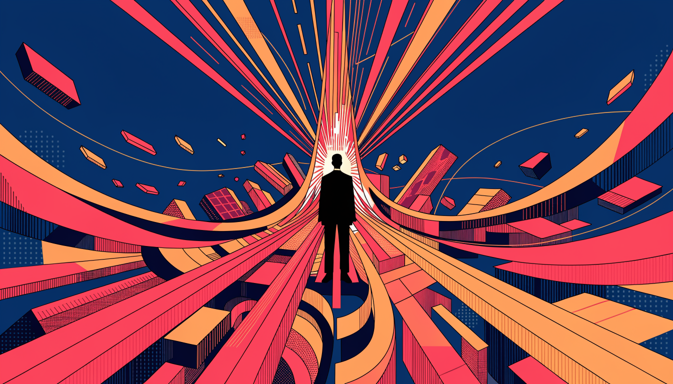 LinkedIn event marketing strategy illustration showing professional networking and trust-building