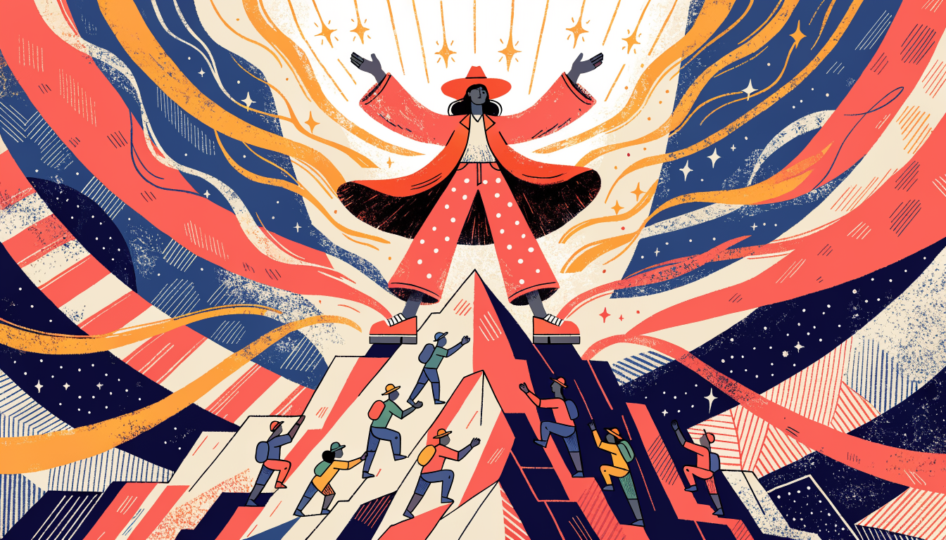 LinkedIn event marketing success and growth achievement illustration