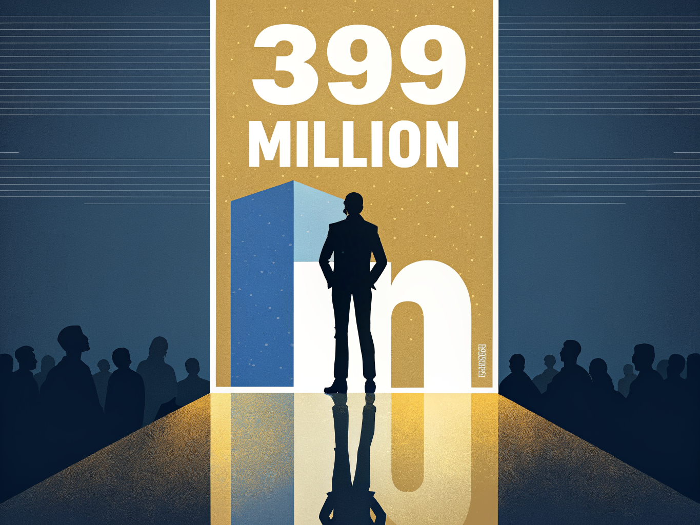 LinkedIn banner importance illustration showing professional impact of banner design