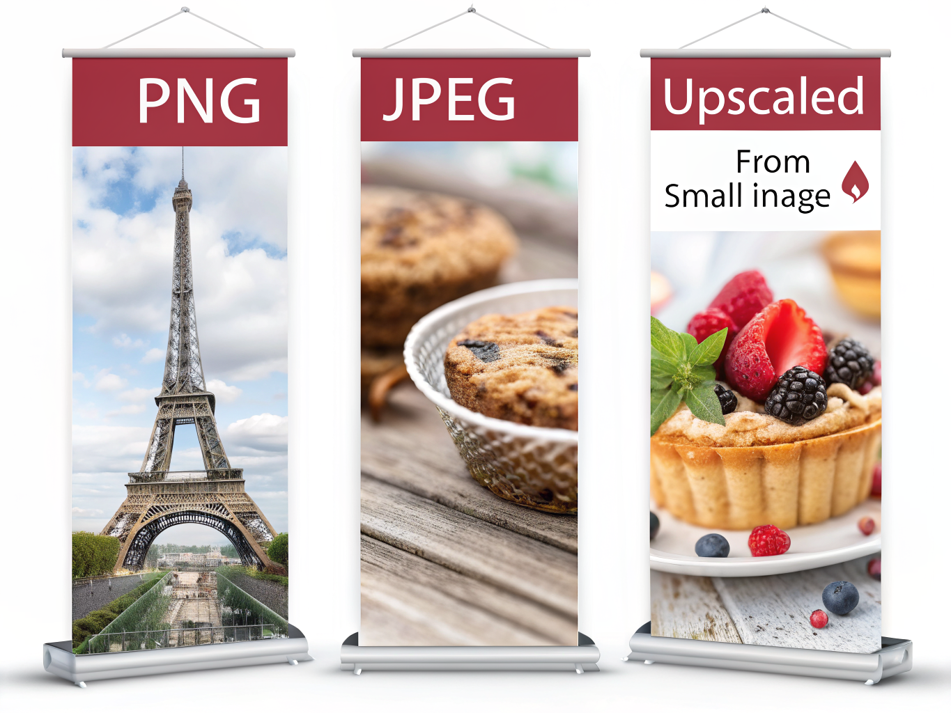 LinkedIn banner file format quality comparison JPEG PNG resolution