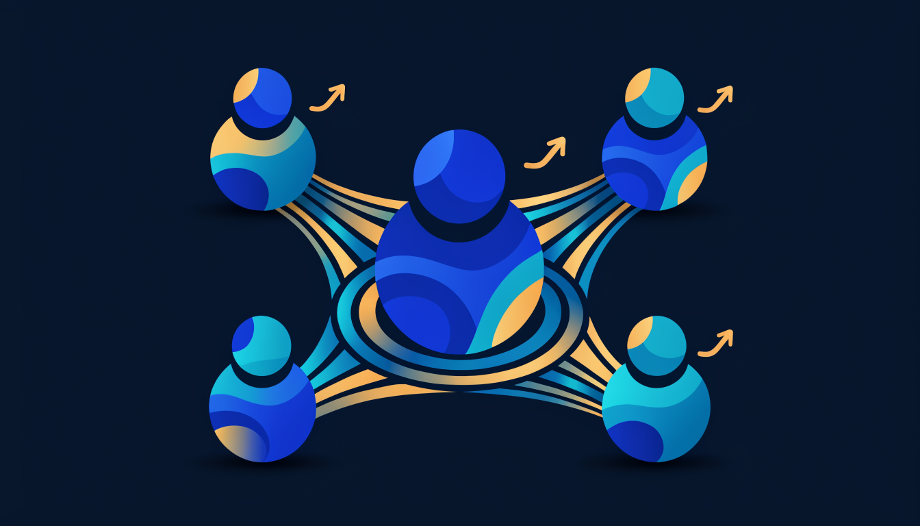 Employee advocacy network effect showing expanded reach through personal connections