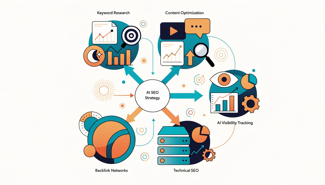 AI SEO tool categories and how they work together as an integrated system