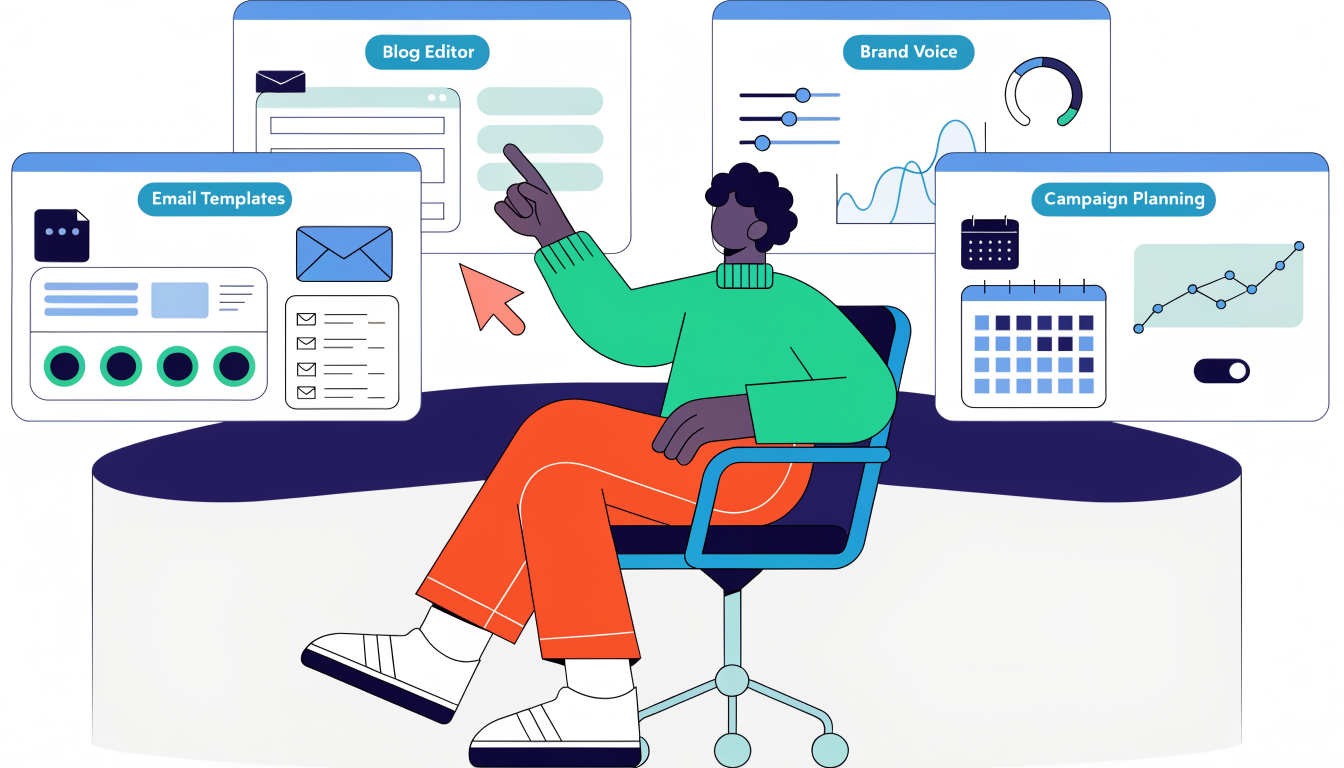 Comparison of top AI content writing tools for marketing teams